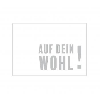 Postkarte Auf Dein Wohl!